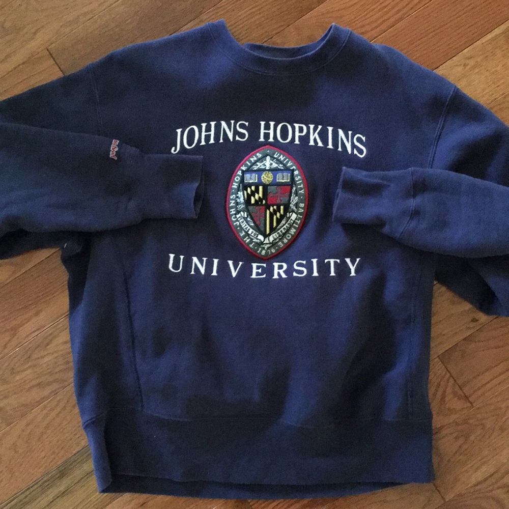 Johns Hopkins University sweater